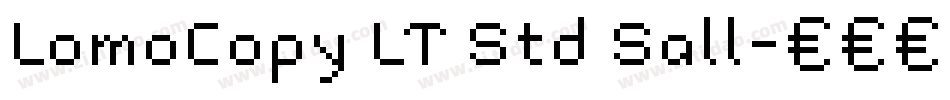 LomoCopy LT Std Sall字体转换